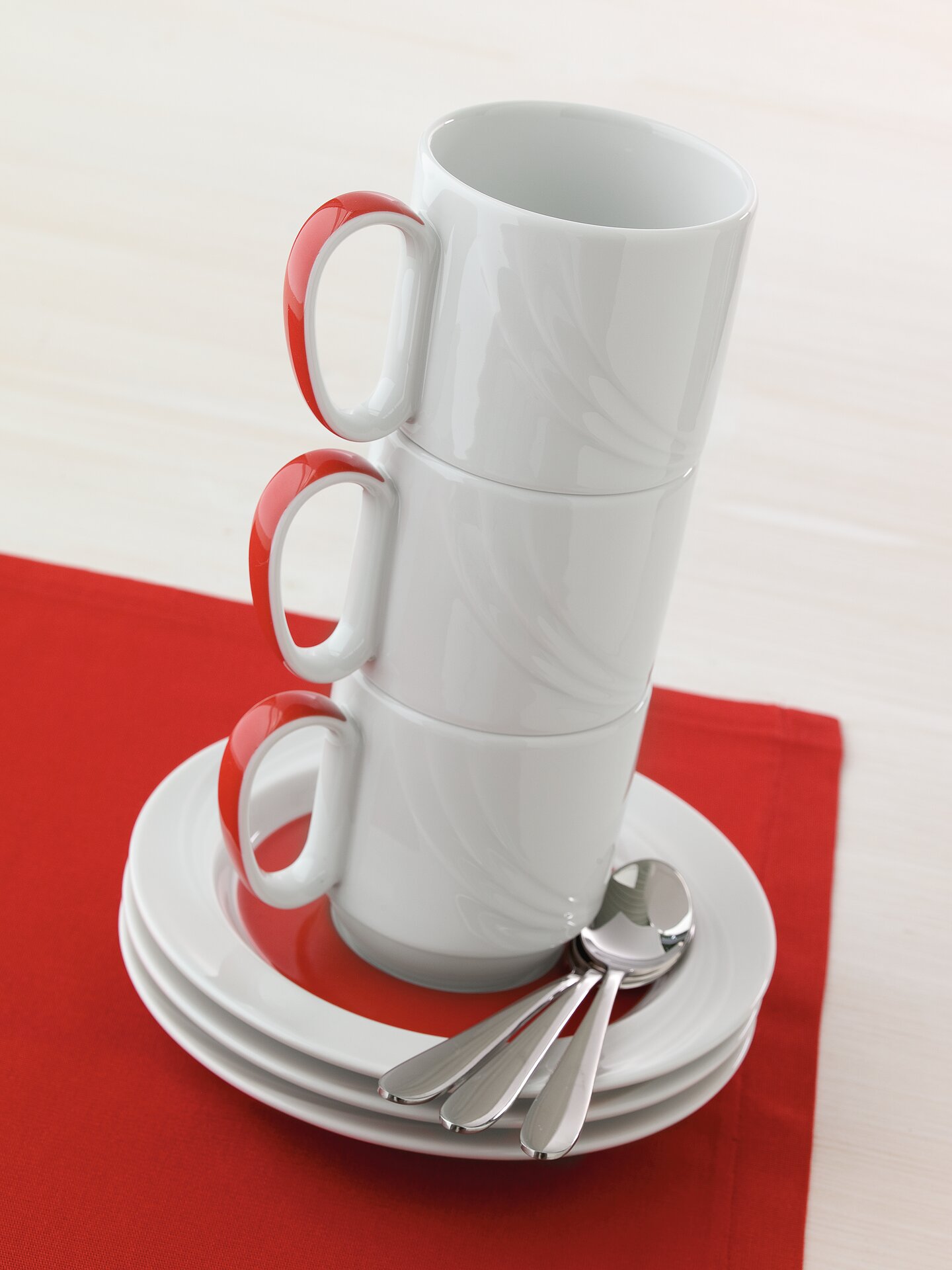 Kombi-Spezialuntertasse 169 mm rot Donna Senior