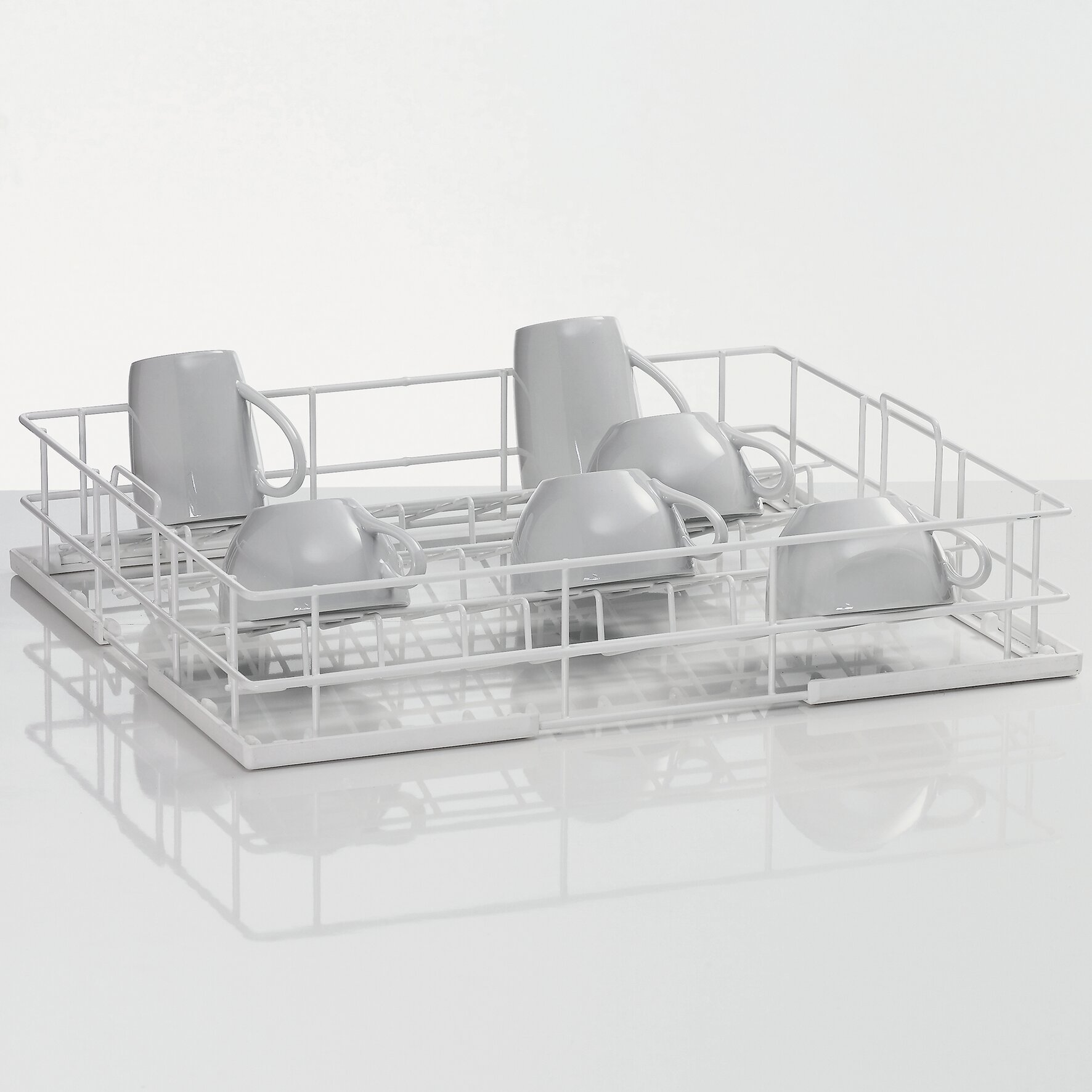 Tassenkorb Größe M 4 Reihen aus  Draht / 500 x 425 x 115 mm