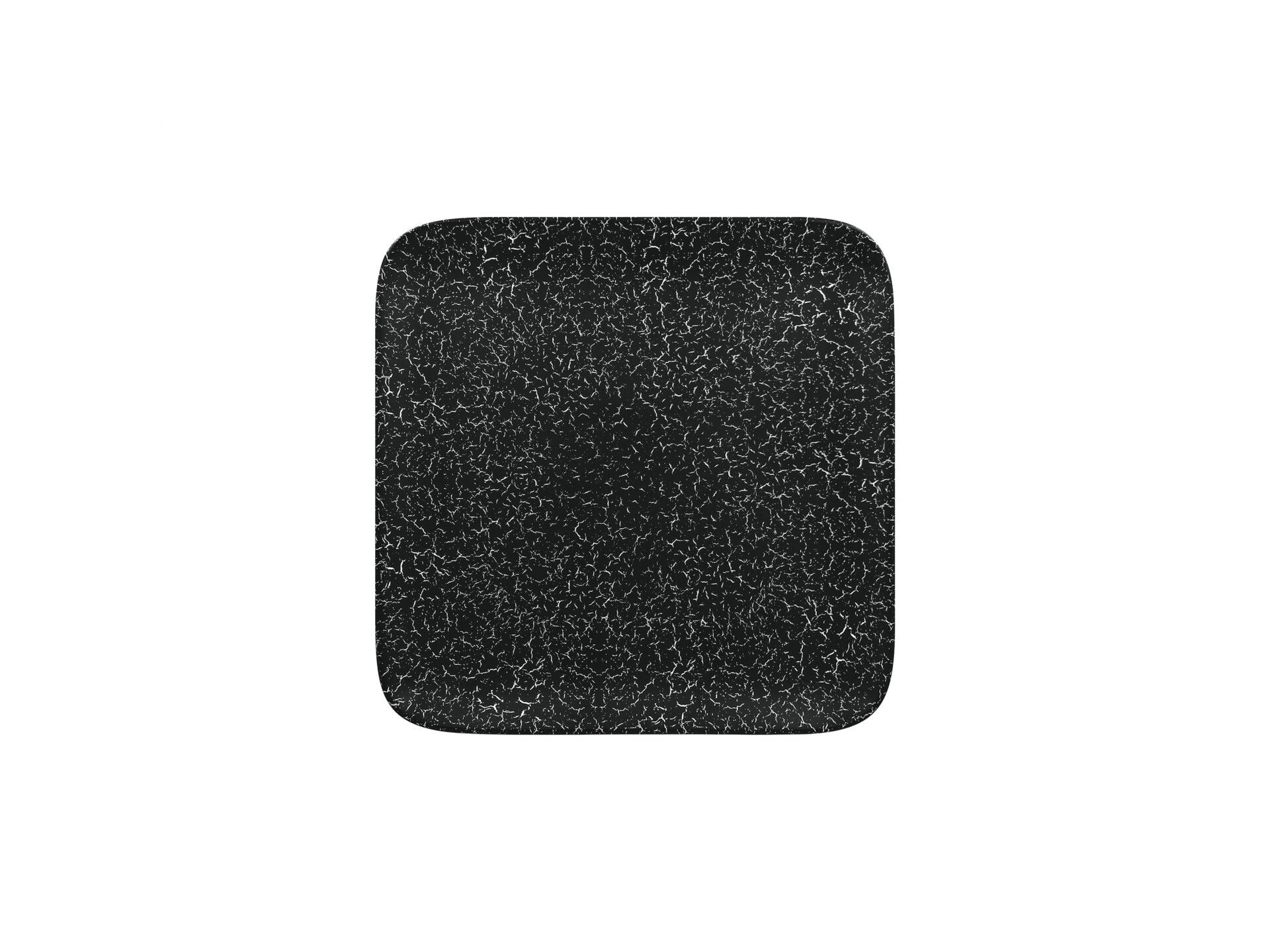 Teller quadratisch 220 x 220 mm schwarz