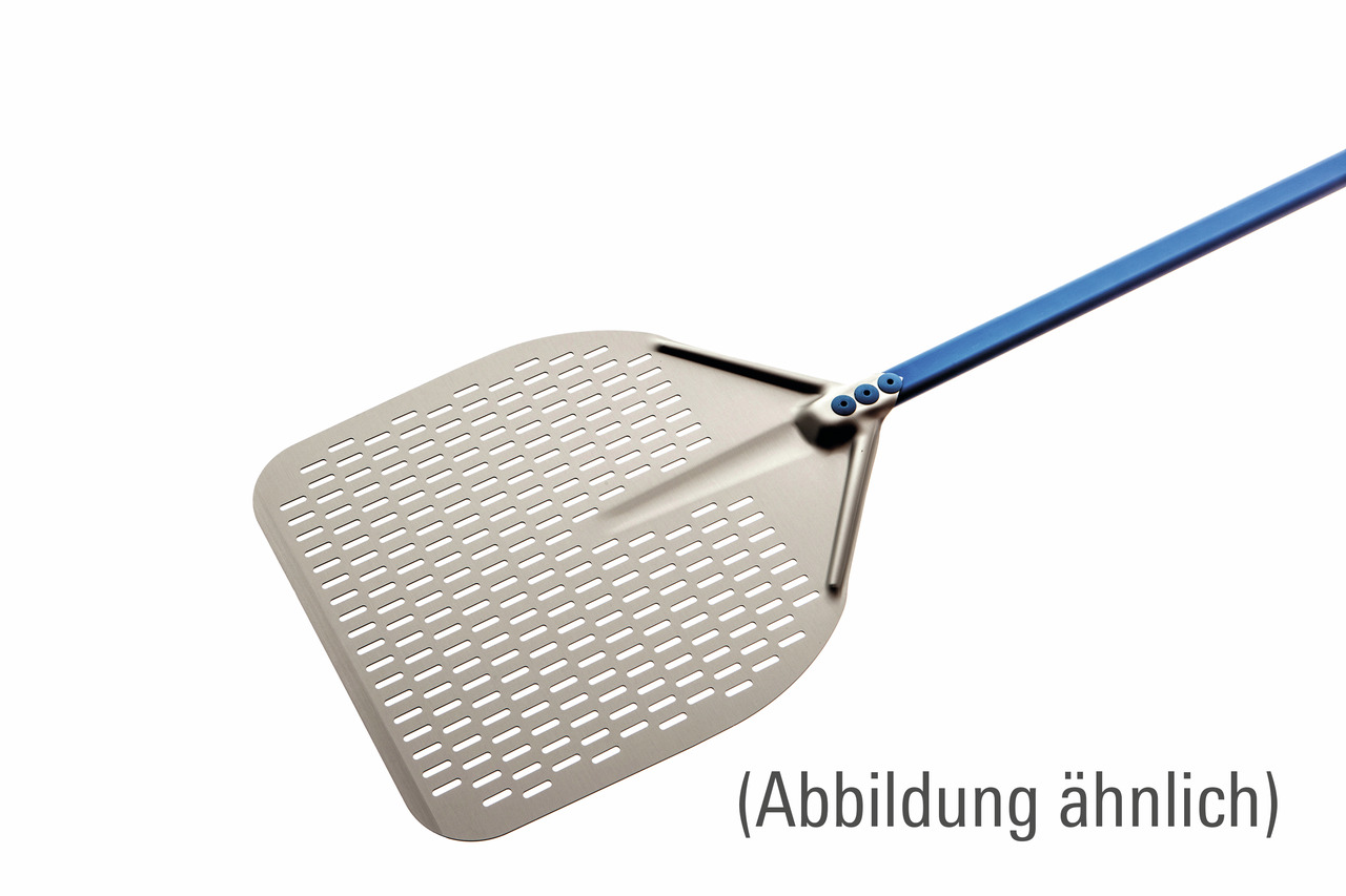 Pizzaschaufel klein perforiert Aluminium 1830 x 330 mm Pizzaschaufel klein perforiert Aluminium 1830 x 330 mm
