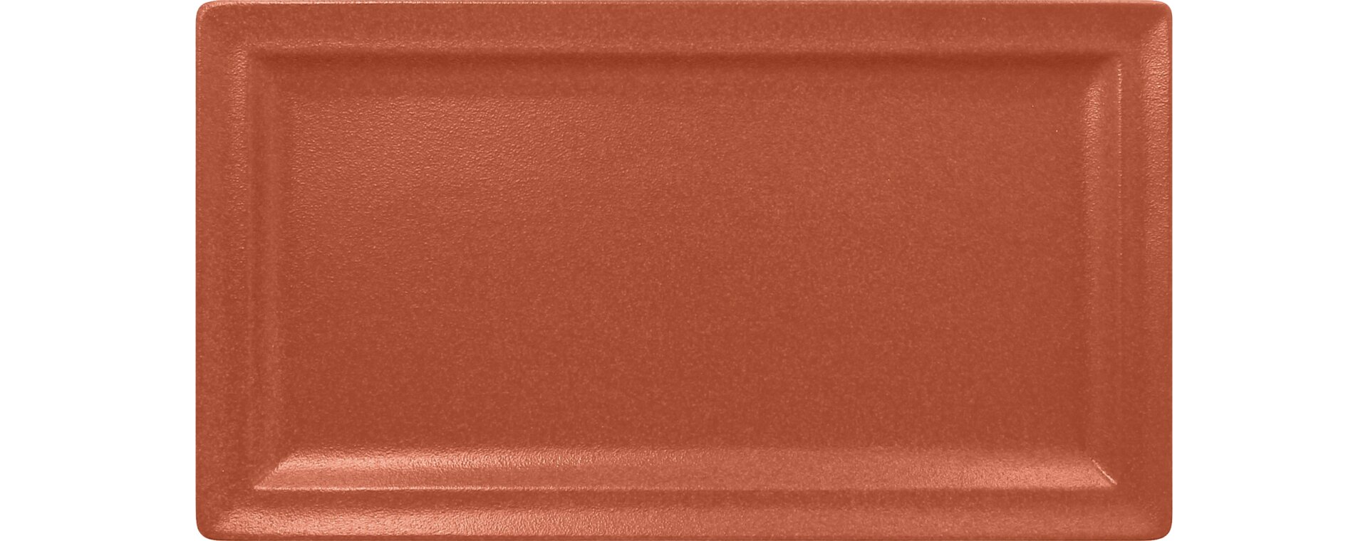 Teller flach rechteckig 380 x 210 mm terra Neofusion