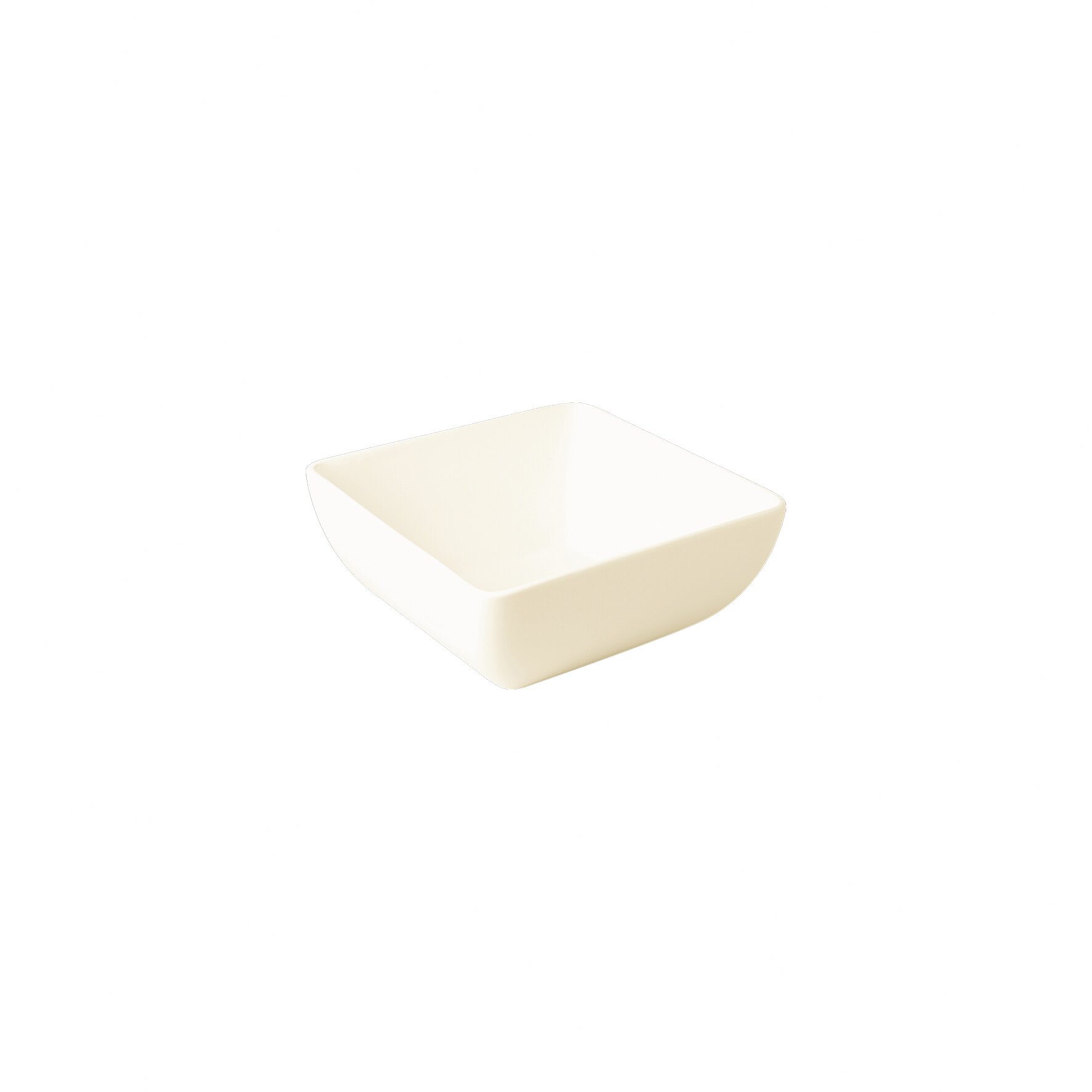 Schale quadratisch 250 x 250 mm / 4,16 l creme