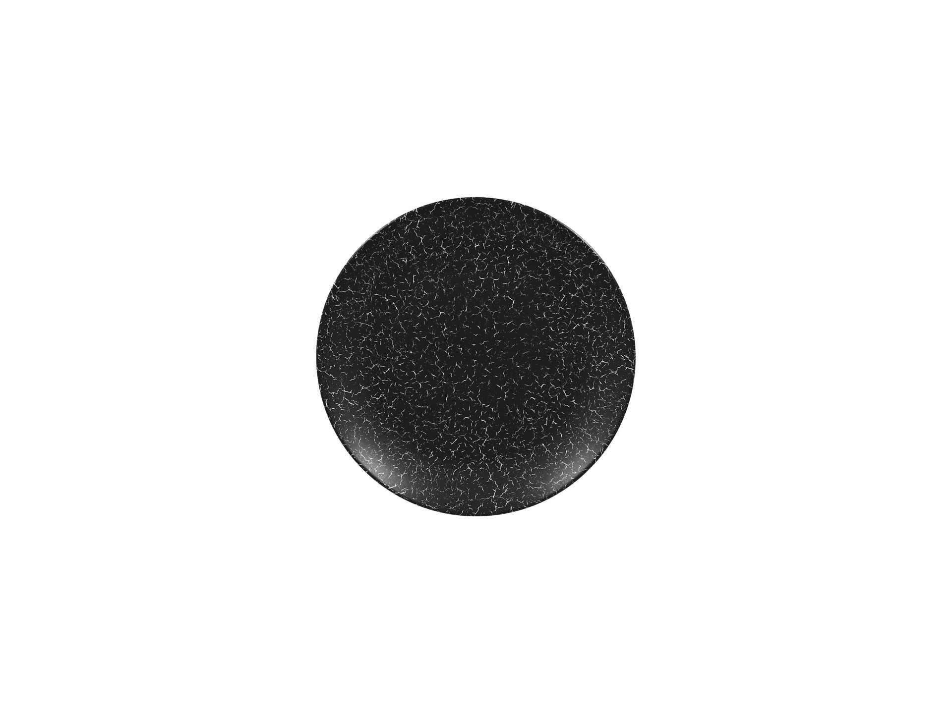 Coupteller flach 180 mm schwarz