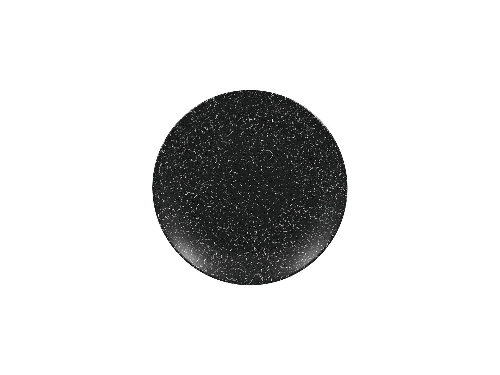 Coupteller flach 210 mm schwarz