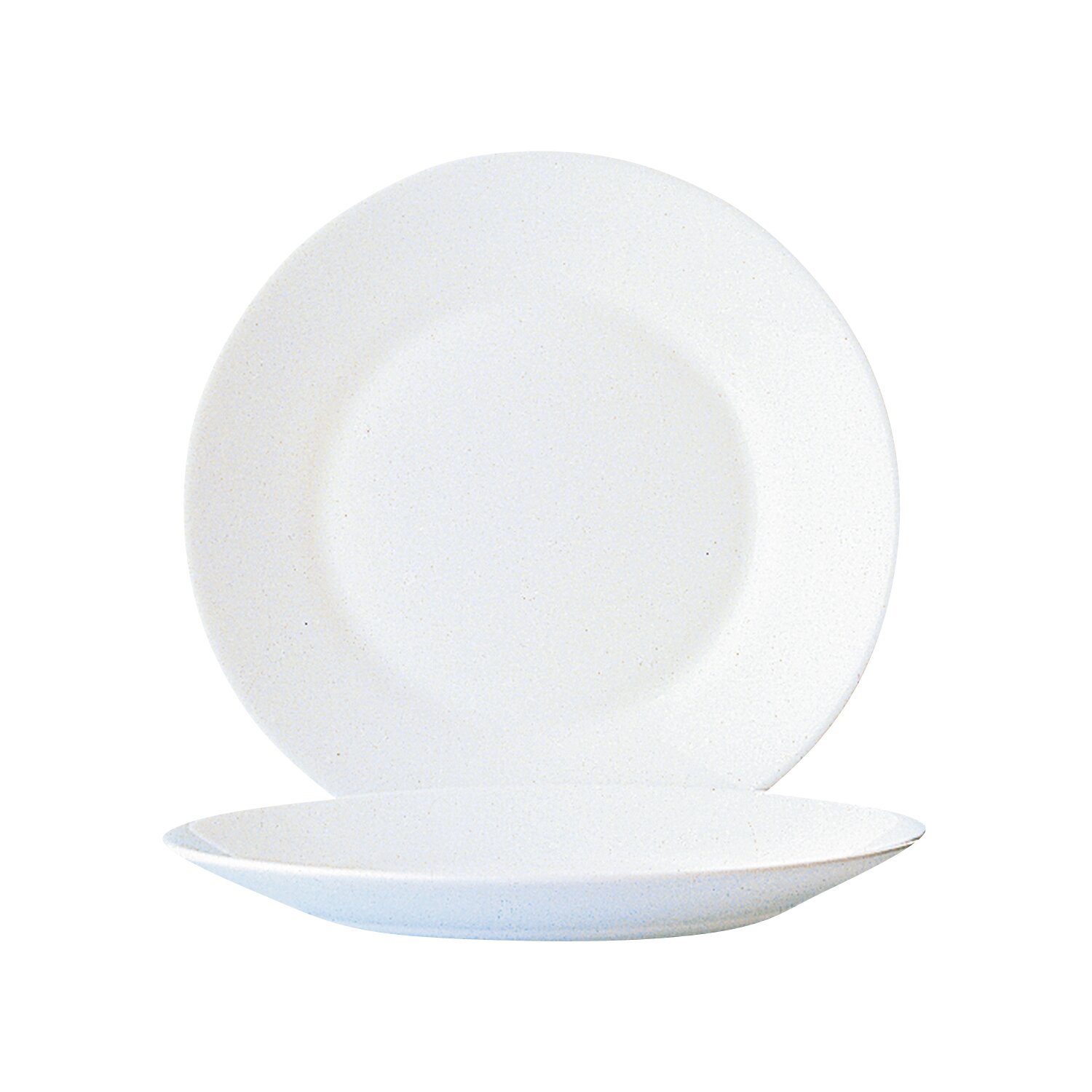 Teller flach 232 mm uni weiß