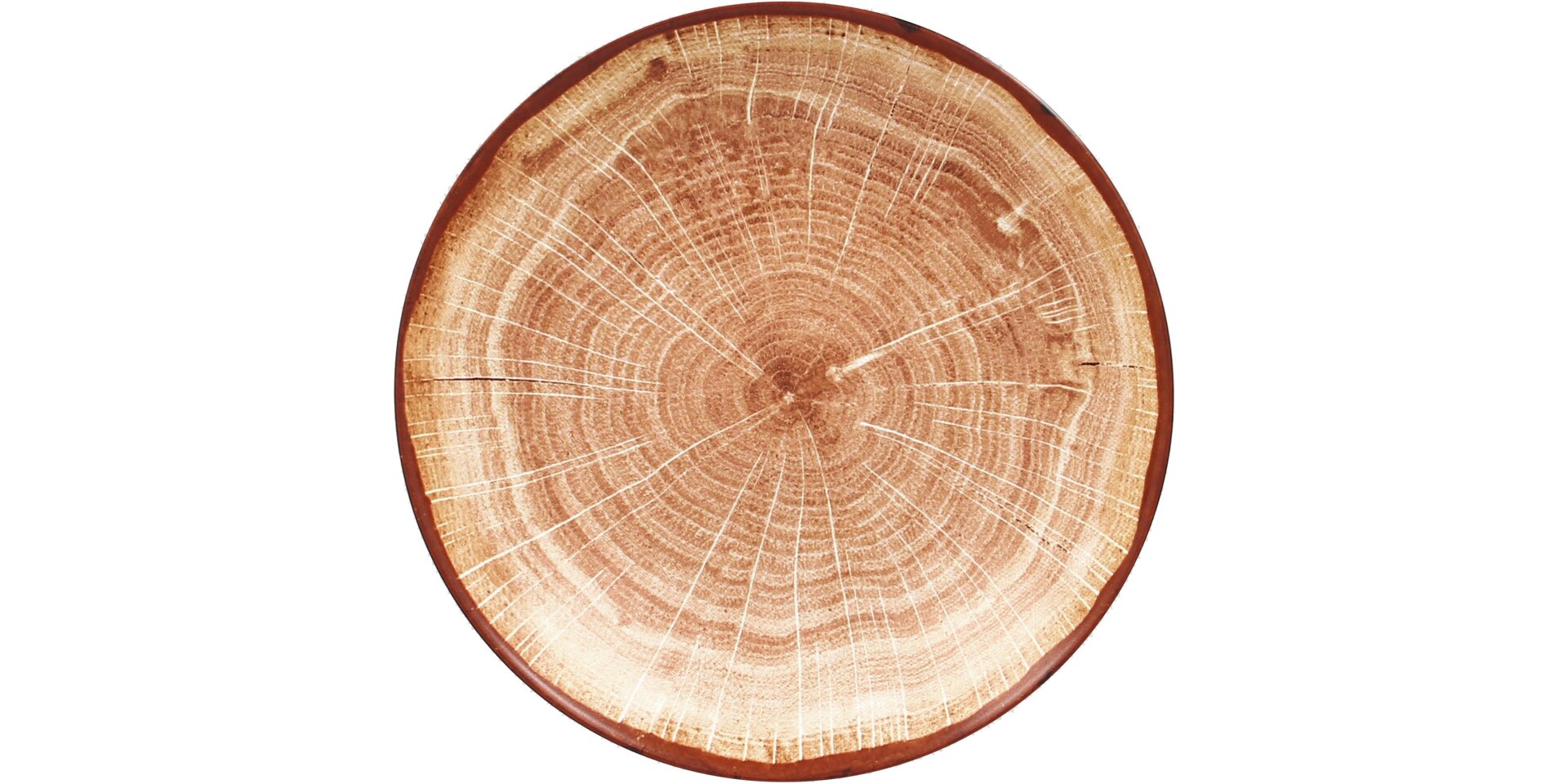 Coupteller tief 260 mm / 1,20 l timber-brown Woodart