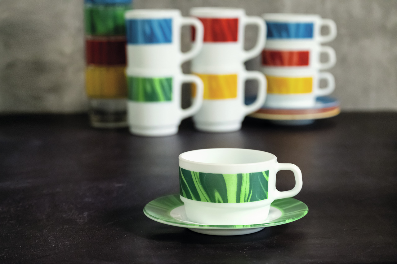 Tasse stapelbar 85 mm / 0,22 l grün Natura Green