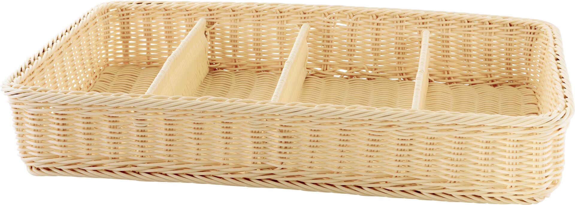 Korb Besteck 4 Fächer GN 1/1 beige