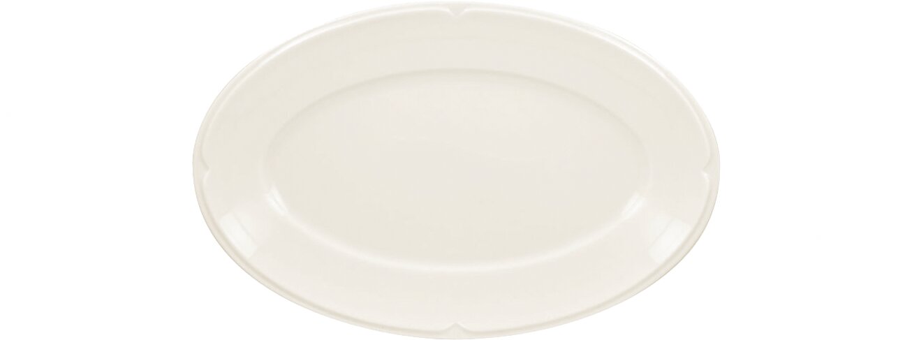 Teller oval 220 x 141 mm creme Anna