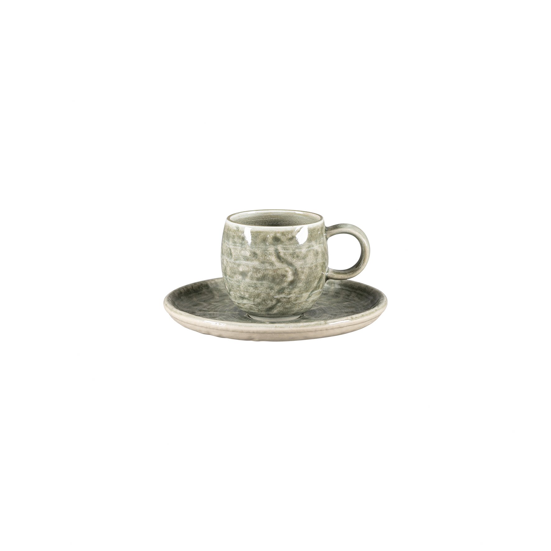 Untertasse rund 130 mm Sage green Krush Sage Green