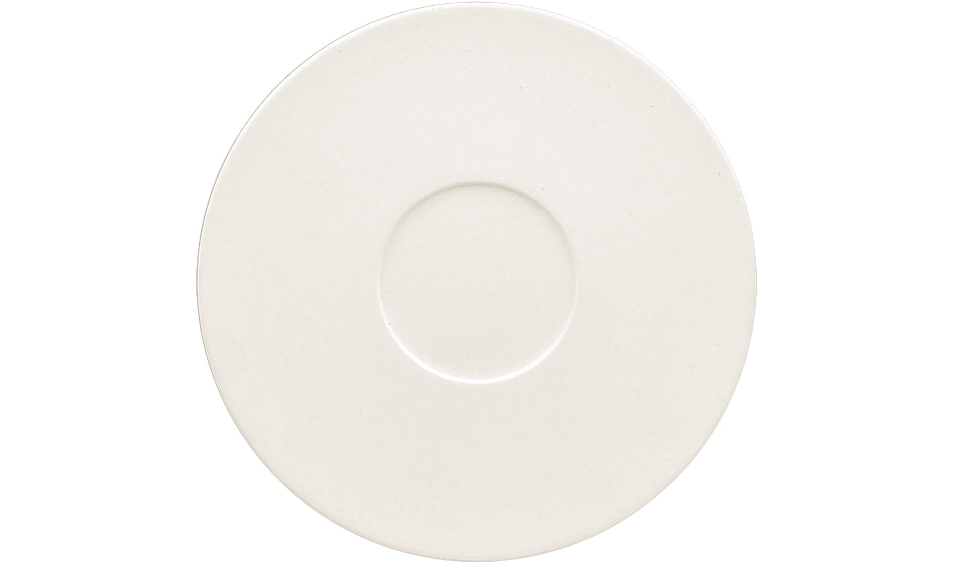 Platte rund 200 mm mit 1 Ring plain-white
