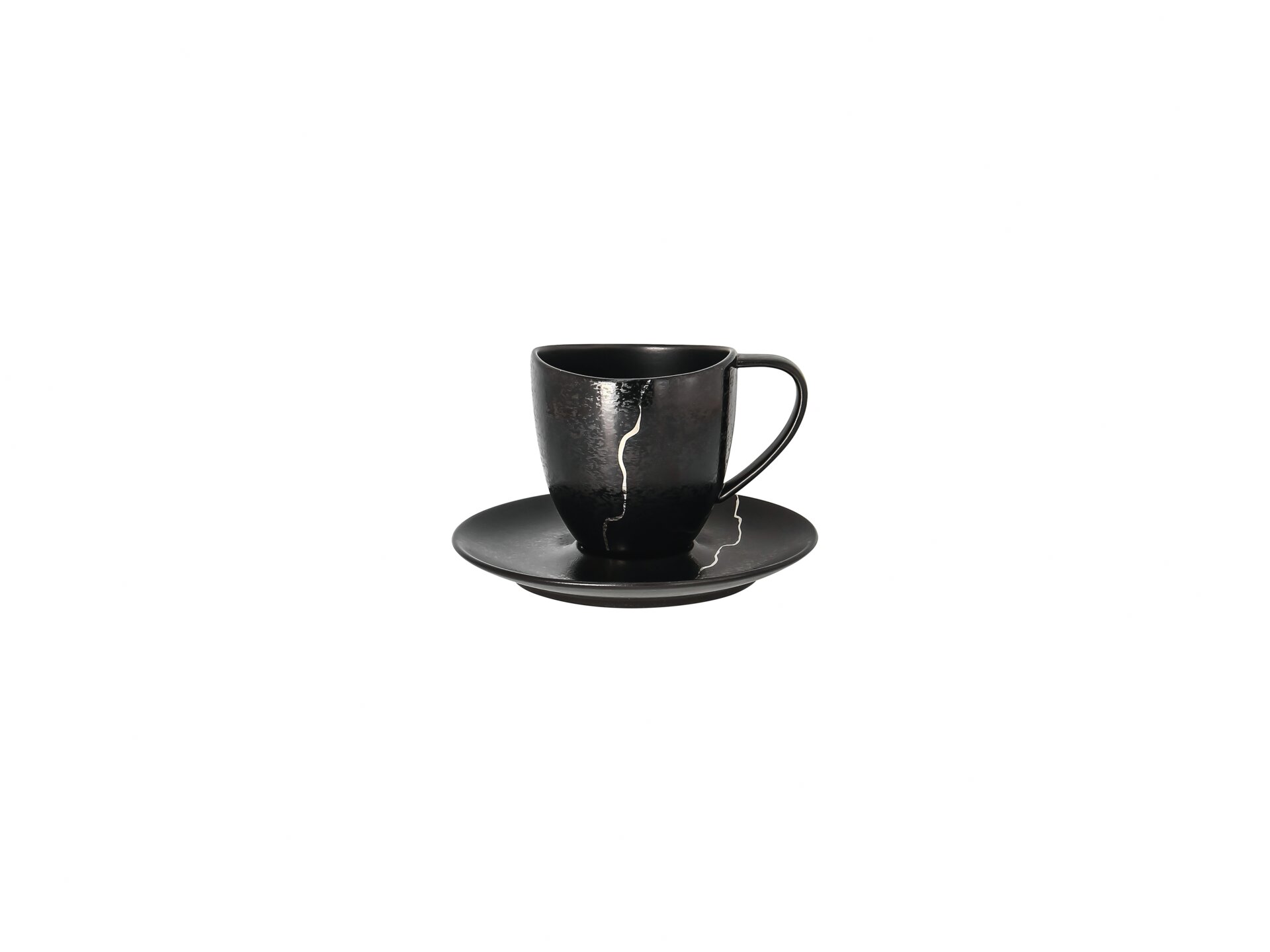 Kaffeetasse 0,23 l silber Karbon silber