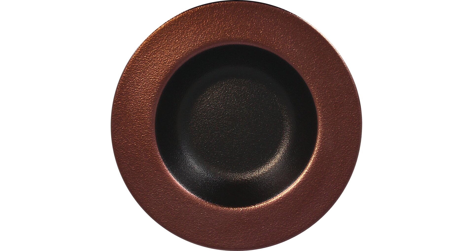 Teller tief 230 mm bronze