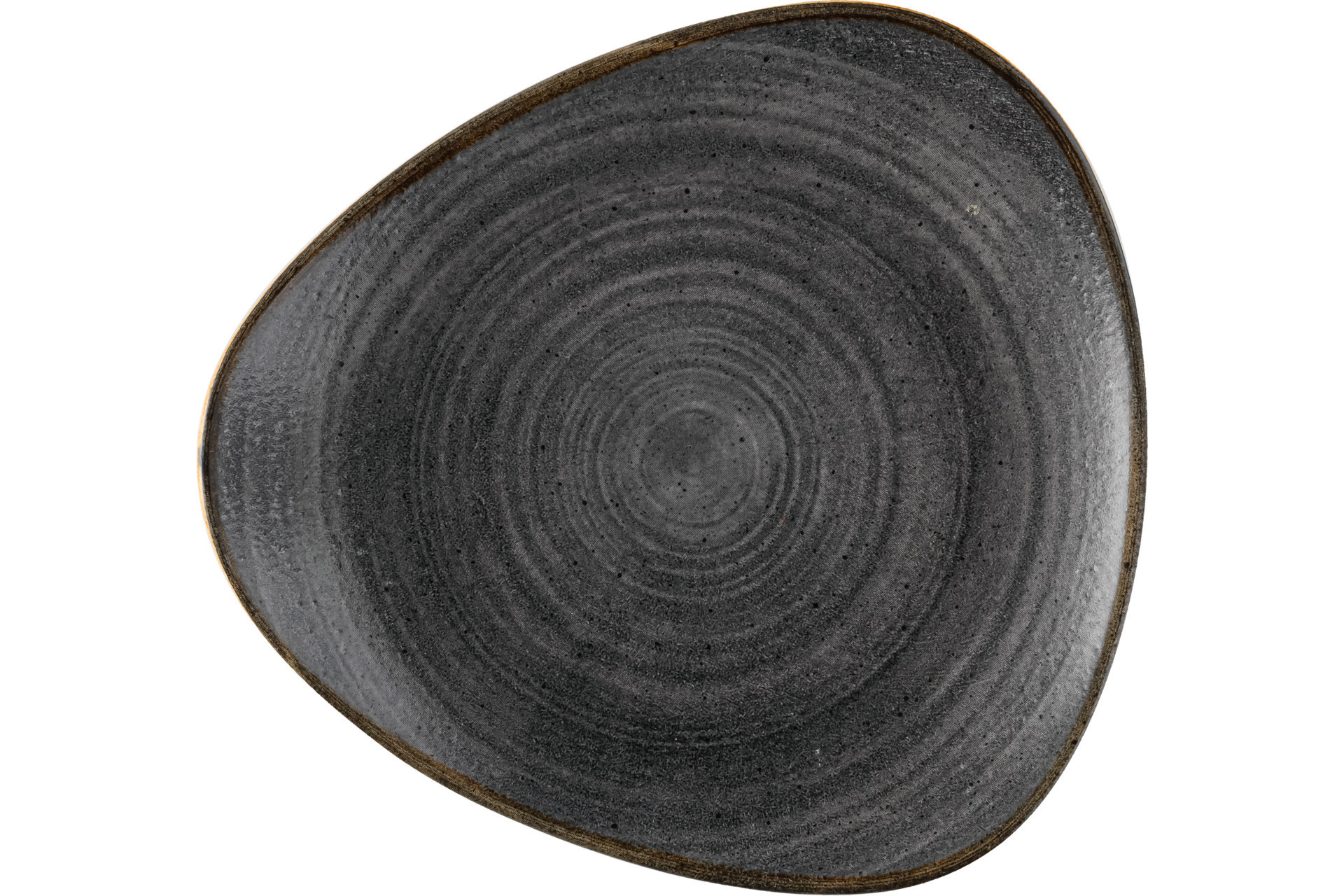 Coupeteller Lotus dreieckig 265 mm Black