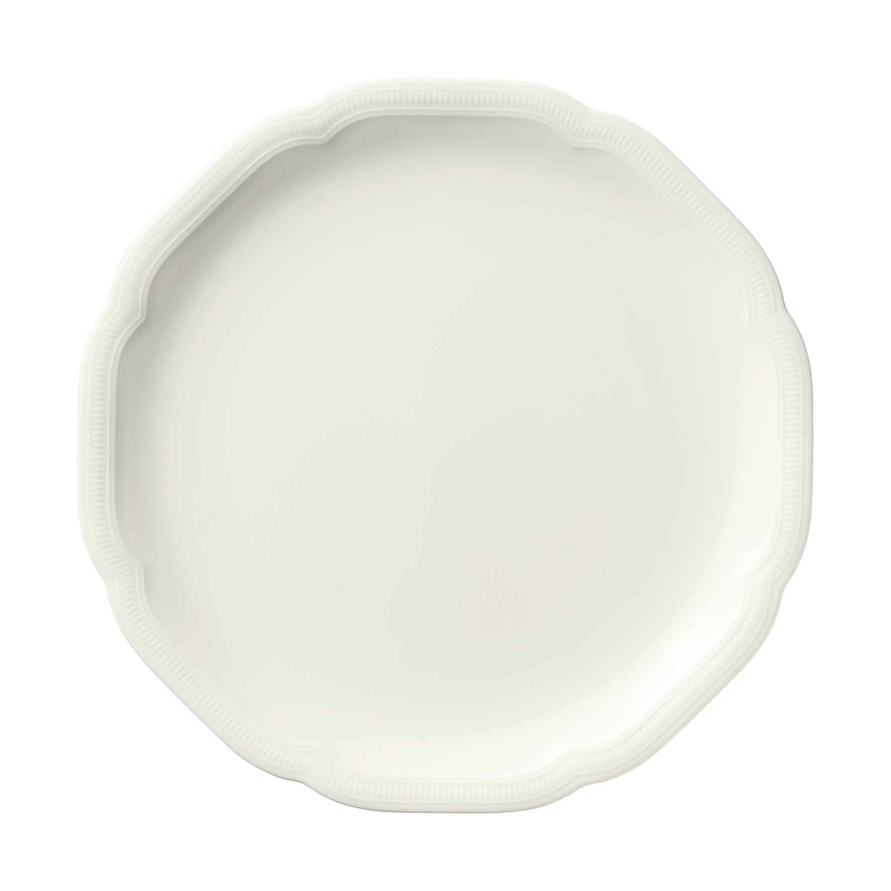 Coupteller flach rund Relief 259 mm Create