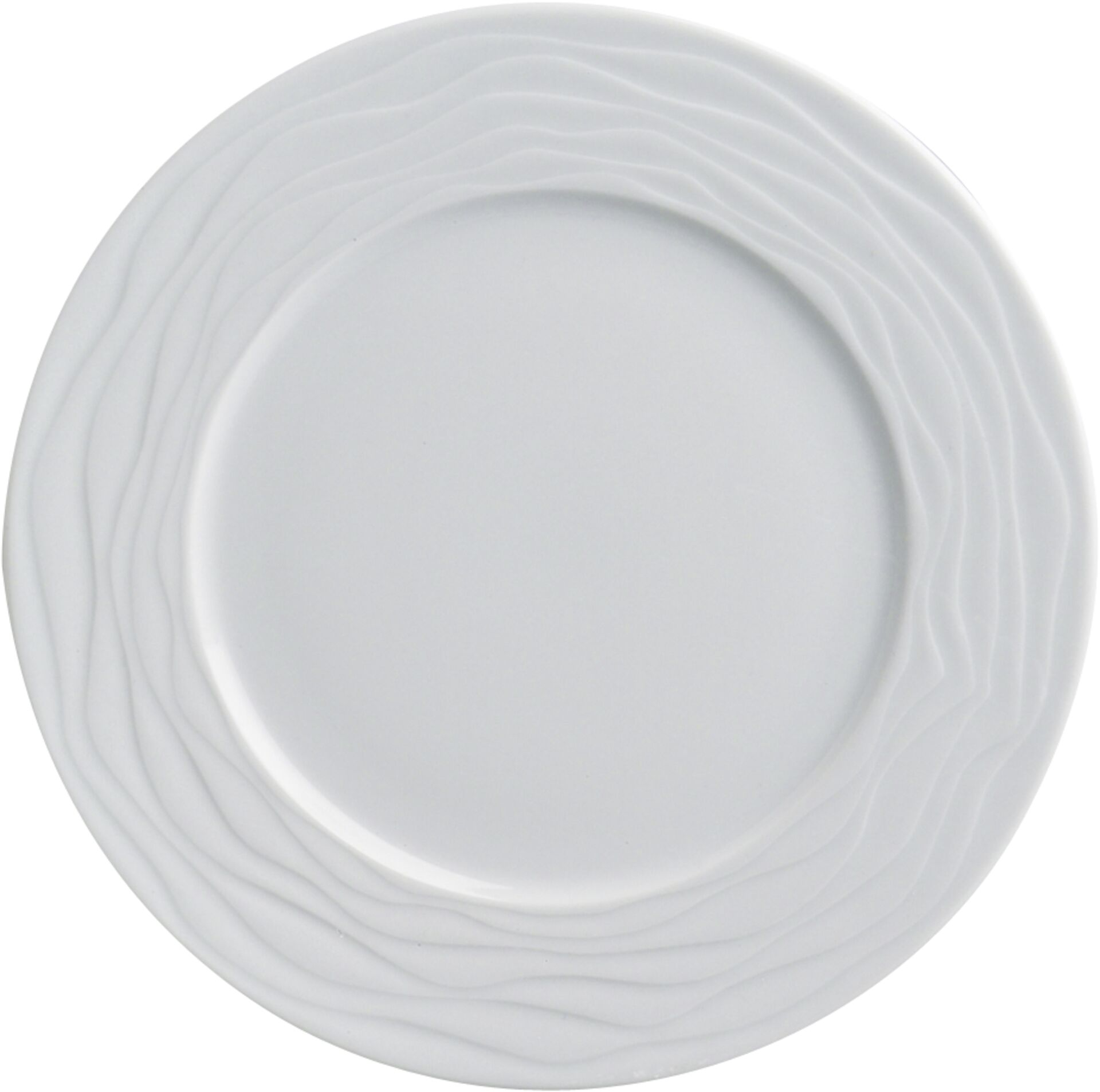 Teller flach "curved" 30 cm Hotelporzellan