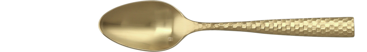 Menülöffel 210 mm gold matt Lucca Facet gold