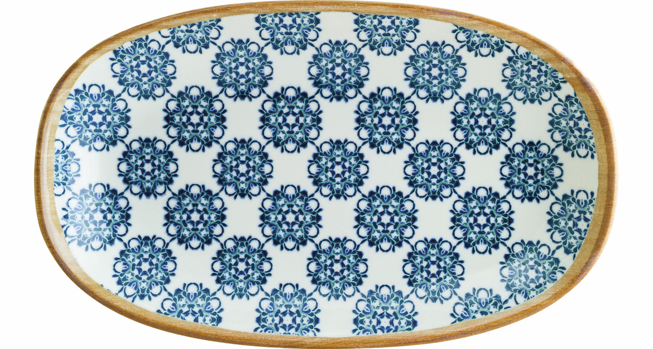 Platte oval Gourmet 335 x 195 mm Lotus