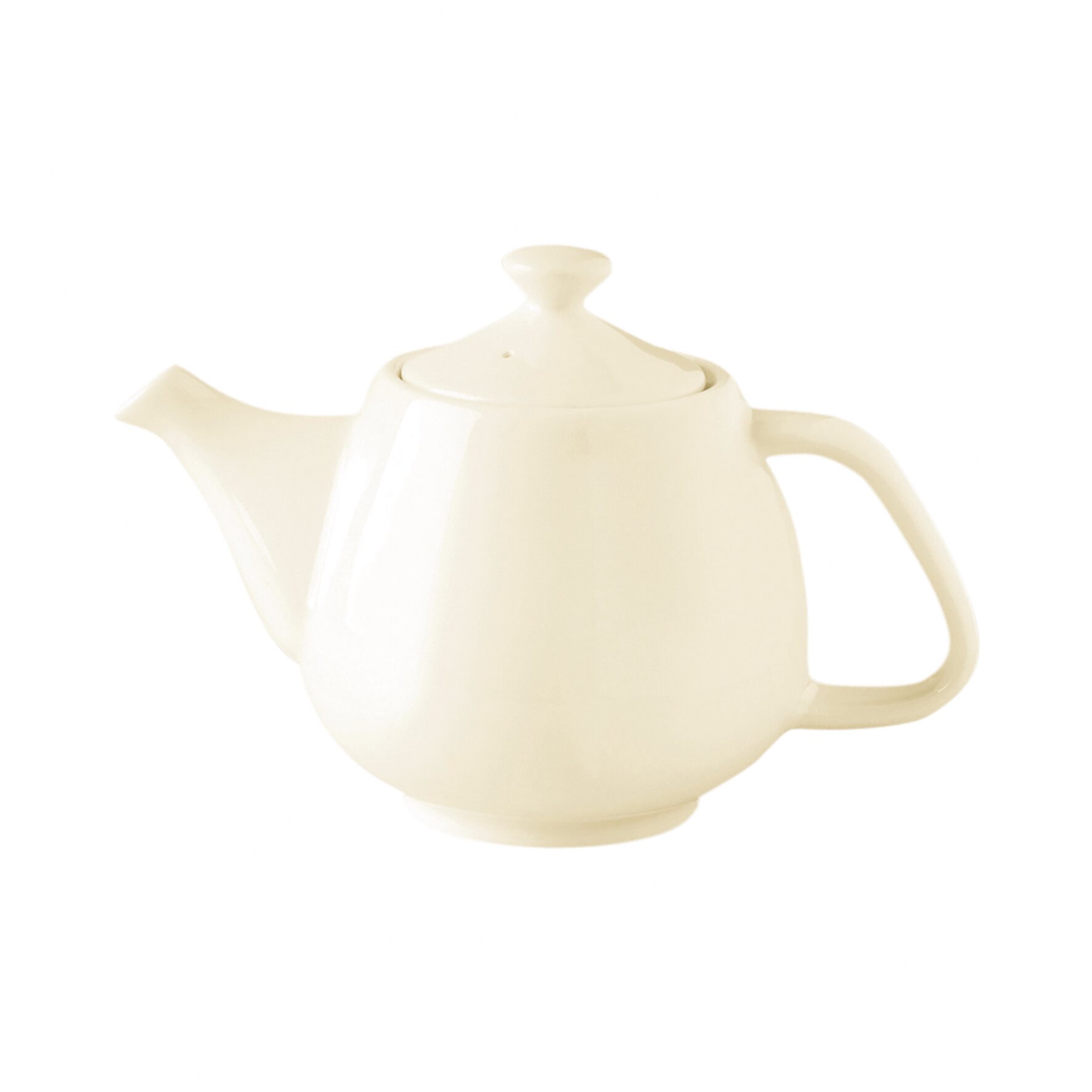 Teekanne komplett 75 mm / 0,40 l plain-white Nano