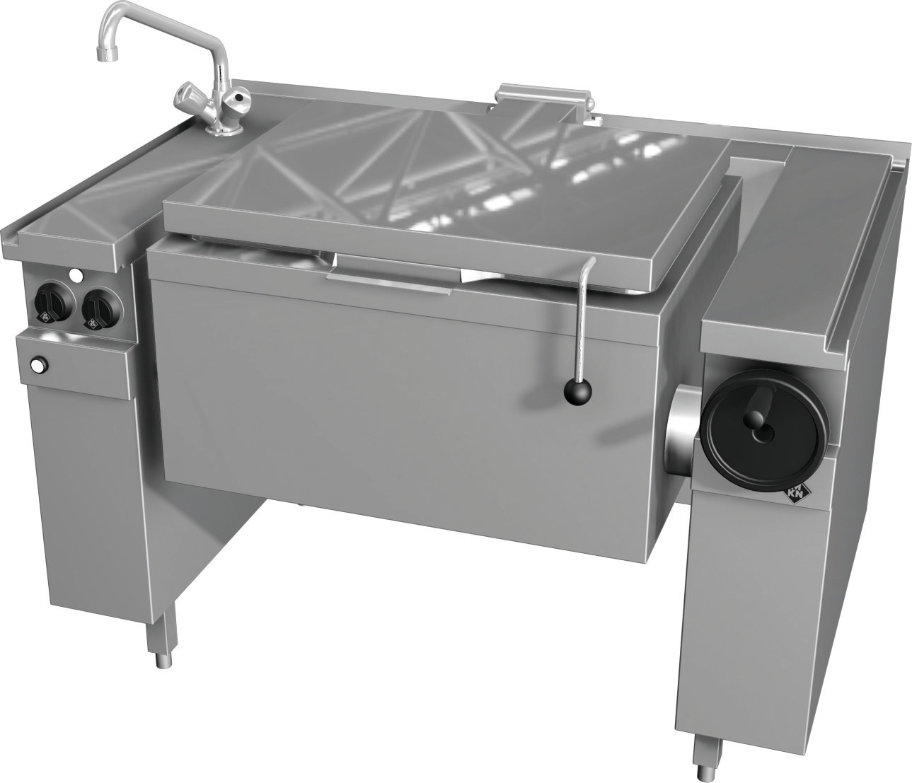 Gas-Kippbratpfanne 65,00 l GN 2/1 Handkippung / Optima 850