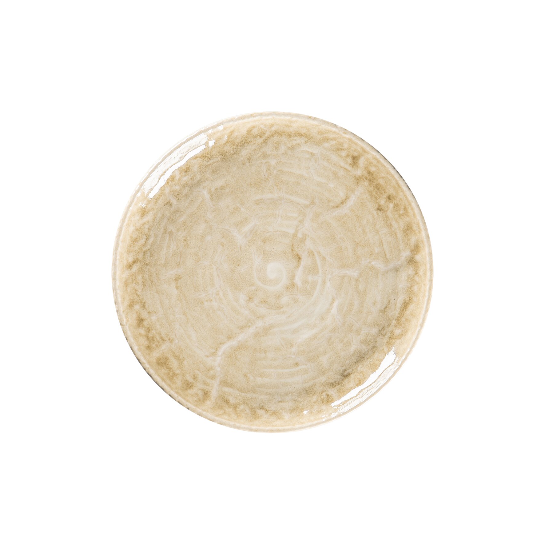 Coupteller flach rund 240 mm Vanilla beige Krush Vanilla Beige