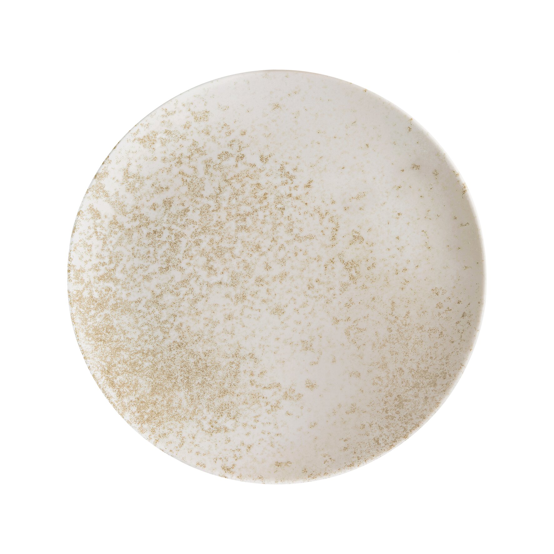 Coupteller flach rund 318 mm beige