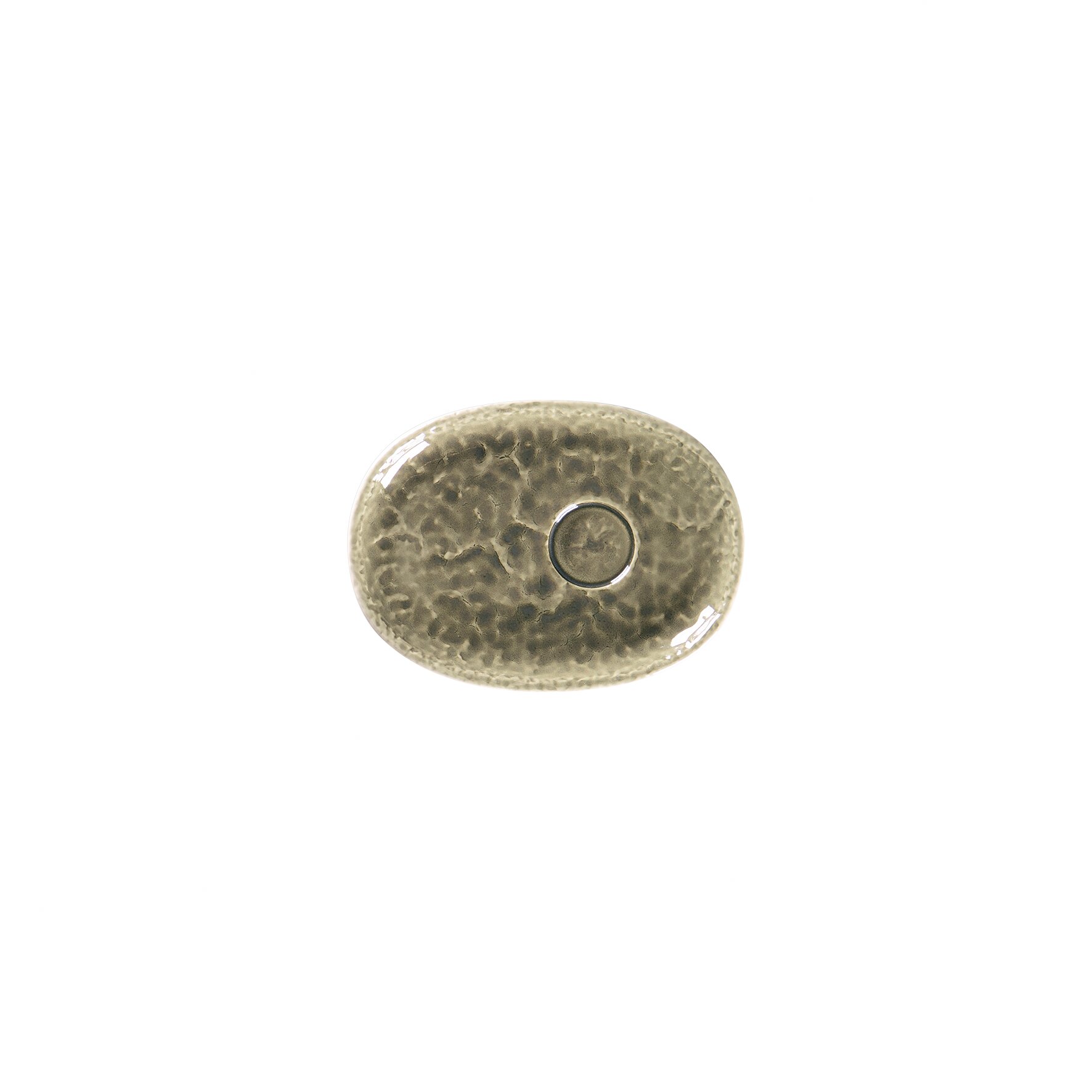 Untertasse oval 150 x 110 mm Steel grey Krush Steel Grey