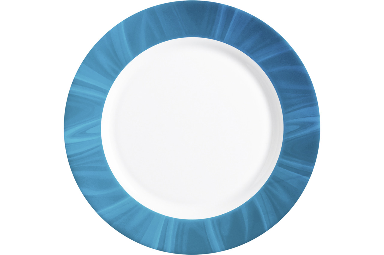 Teller flach 233 mm blau Natura Blue