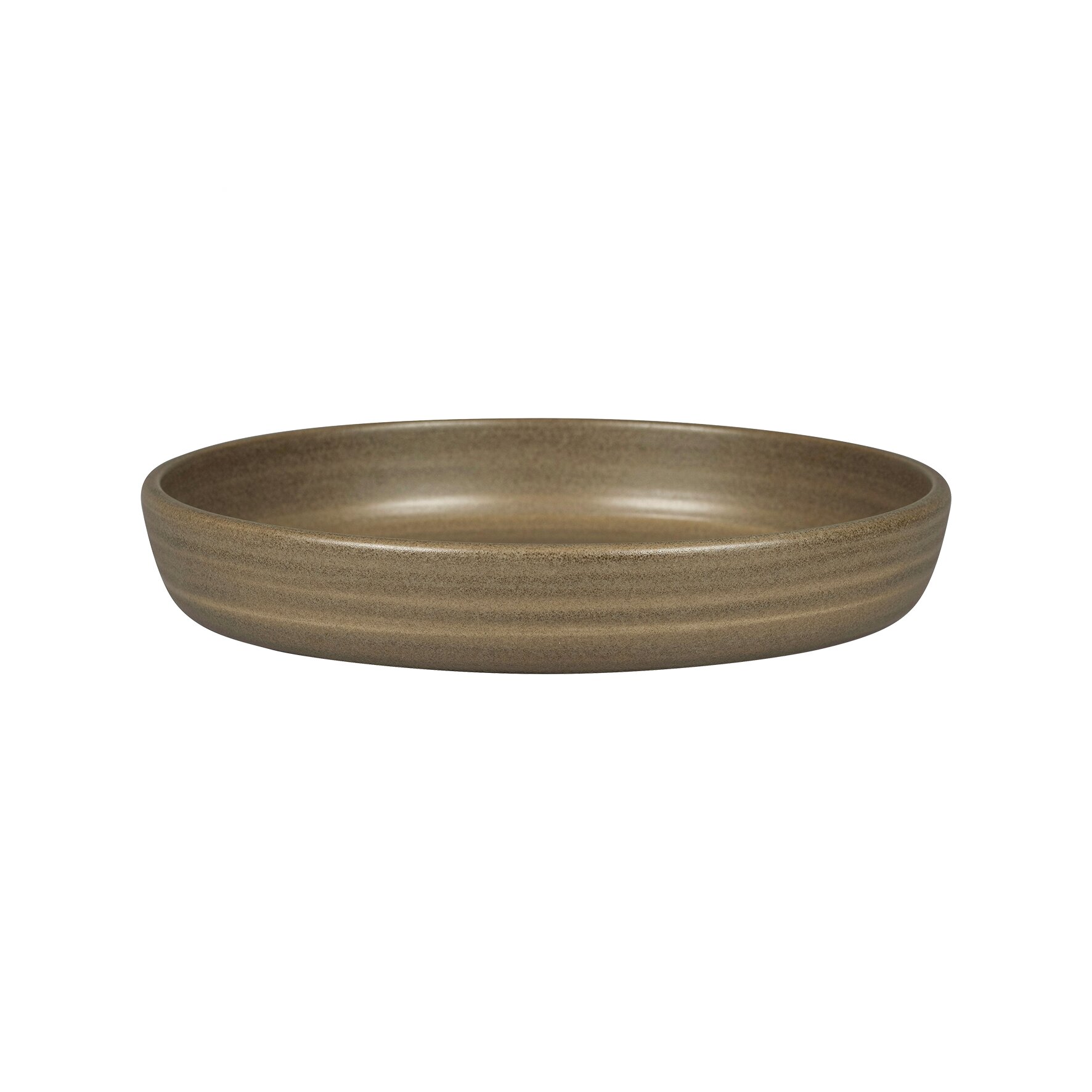 Teller tief rund 237 mm / 1,30 l dark brown Ease Selva