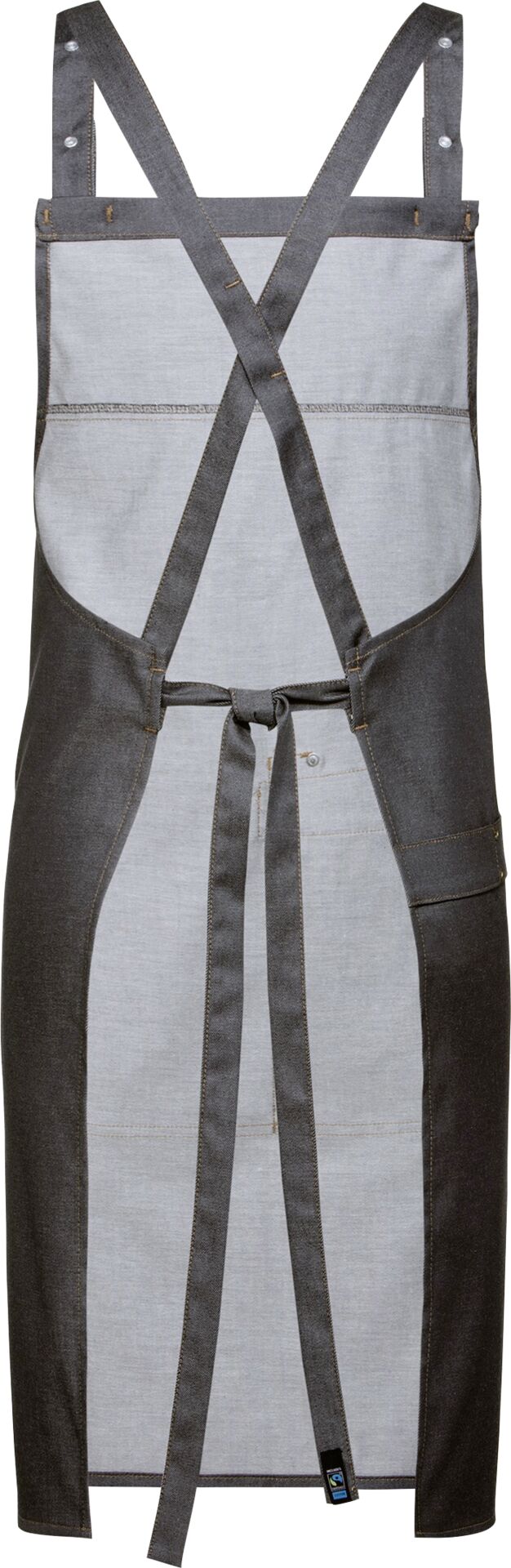 Latzschürze Denim-Optik anthrazit