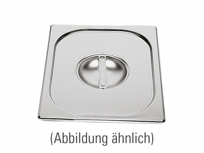 GN-Deckel GN 1/3 325 x 176 mm ohne Löffelausschnitt Edelstahl