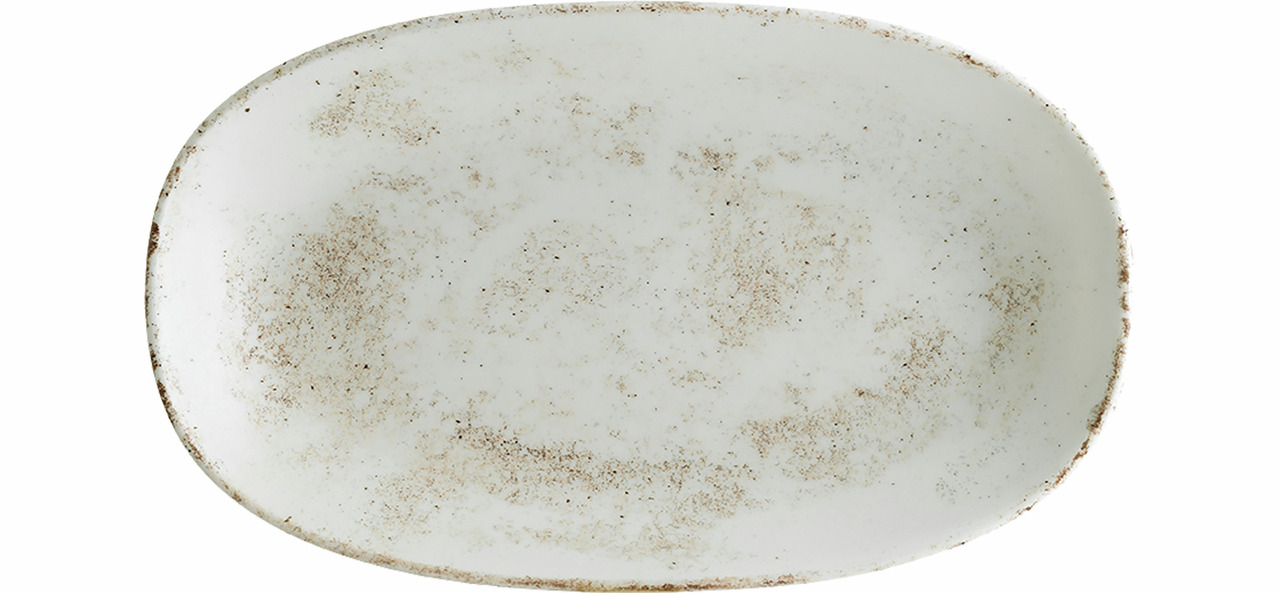 Platte oval Gourmet 290 x 170 mm Nacrous matt