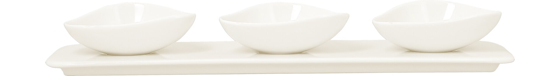 Schale shaped 105 x 75 mm / 0,08 l plain-white