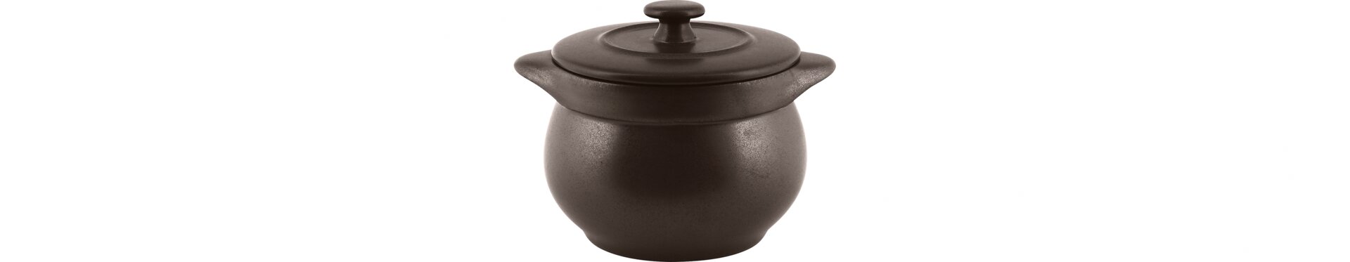 Suppenterrine rund mit Deckel 106 mm / 0,45 l cocoa