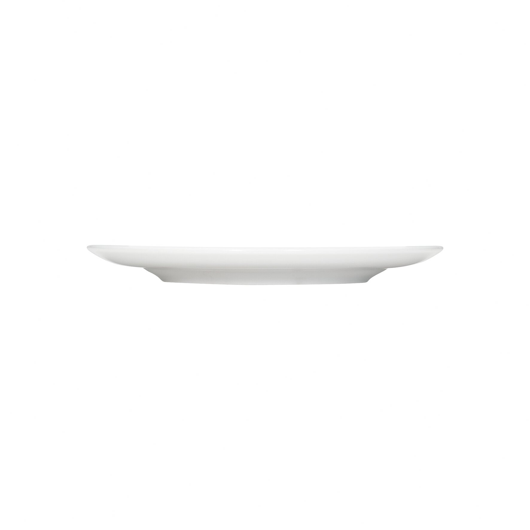 Teller flach mit schmaler Fahne 257 mm