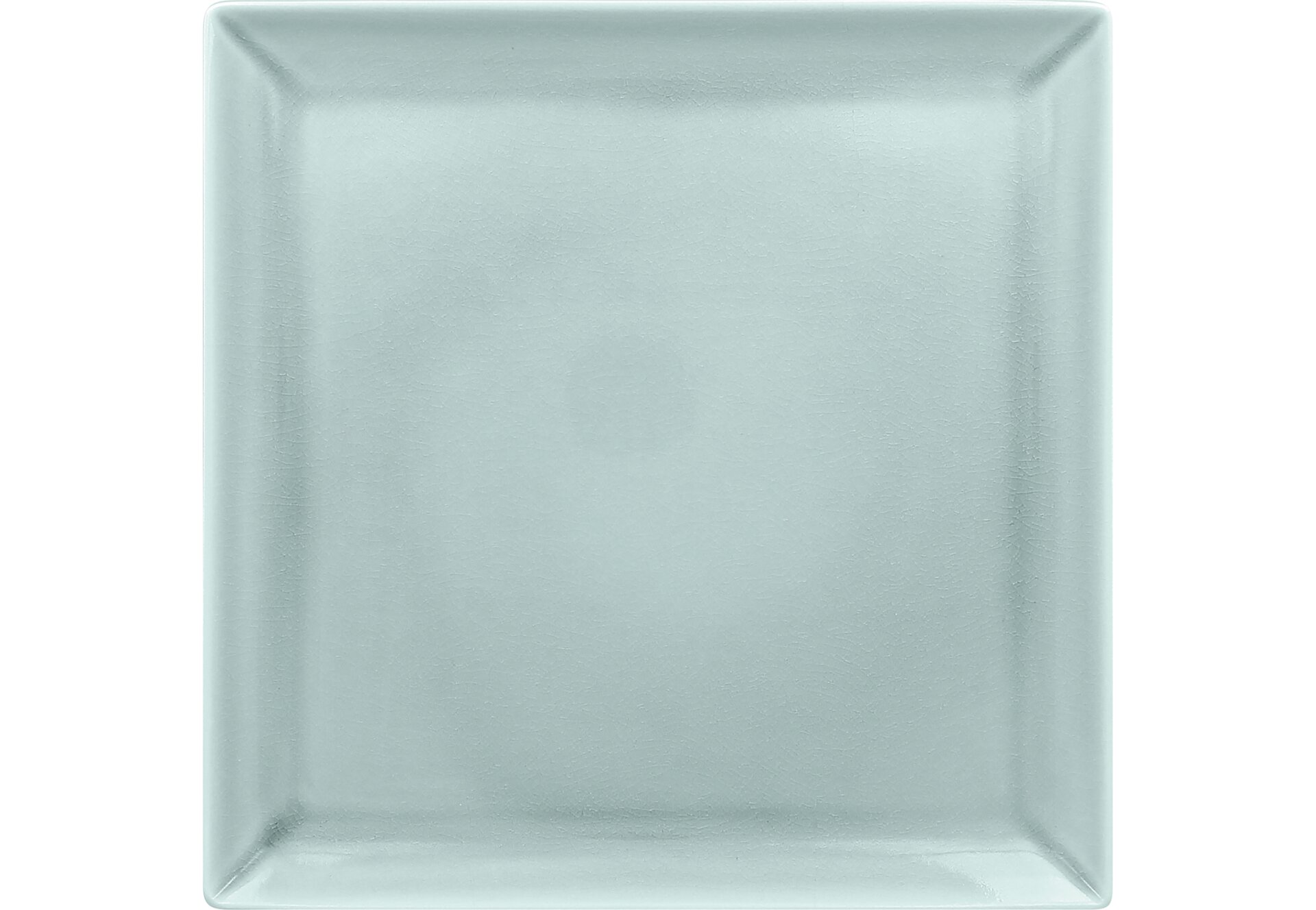 Teller quadratisch 270 mm blue Vintage