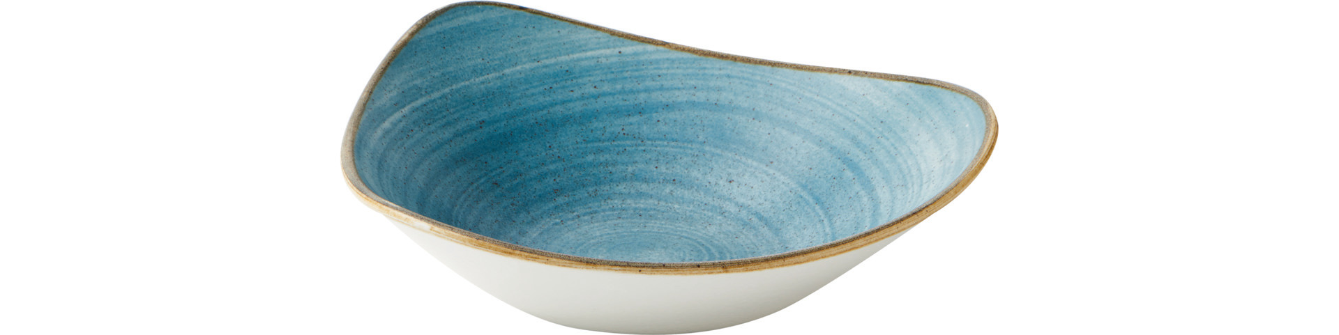Schale dreieckig 185 mm / 0,37 l Blue
