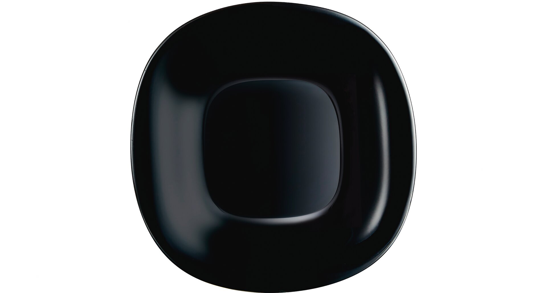 Teller flach 196 mm black Carine