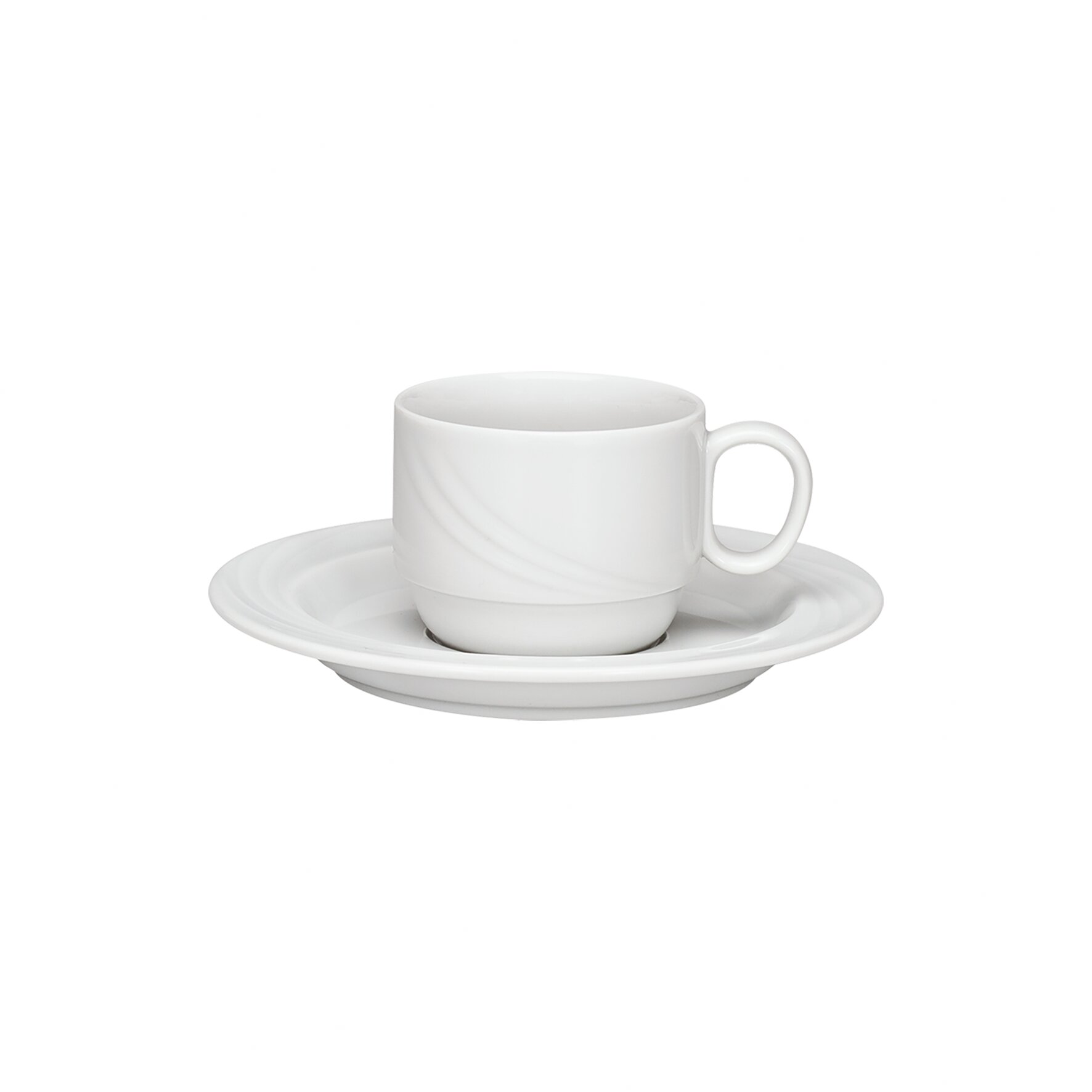 Spezialtasse stapelbar 79 mm / 0,18 l weiß Donna Senior