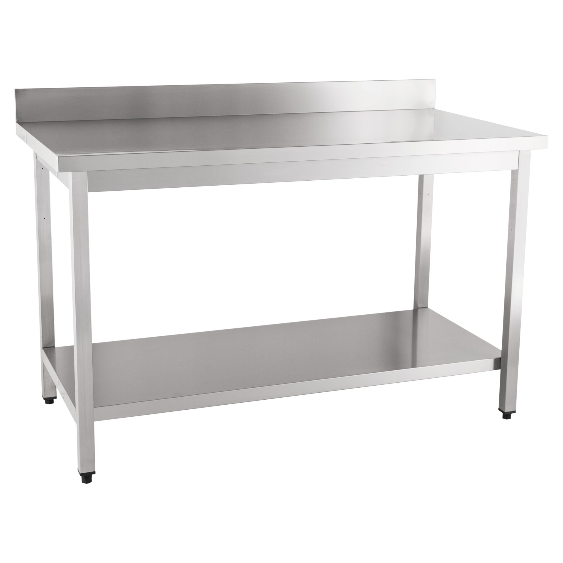 Arbeitstisch zur Selbstmontage mit Boden 100 mm Aufkantung 1000 x 600 x 850 mm
