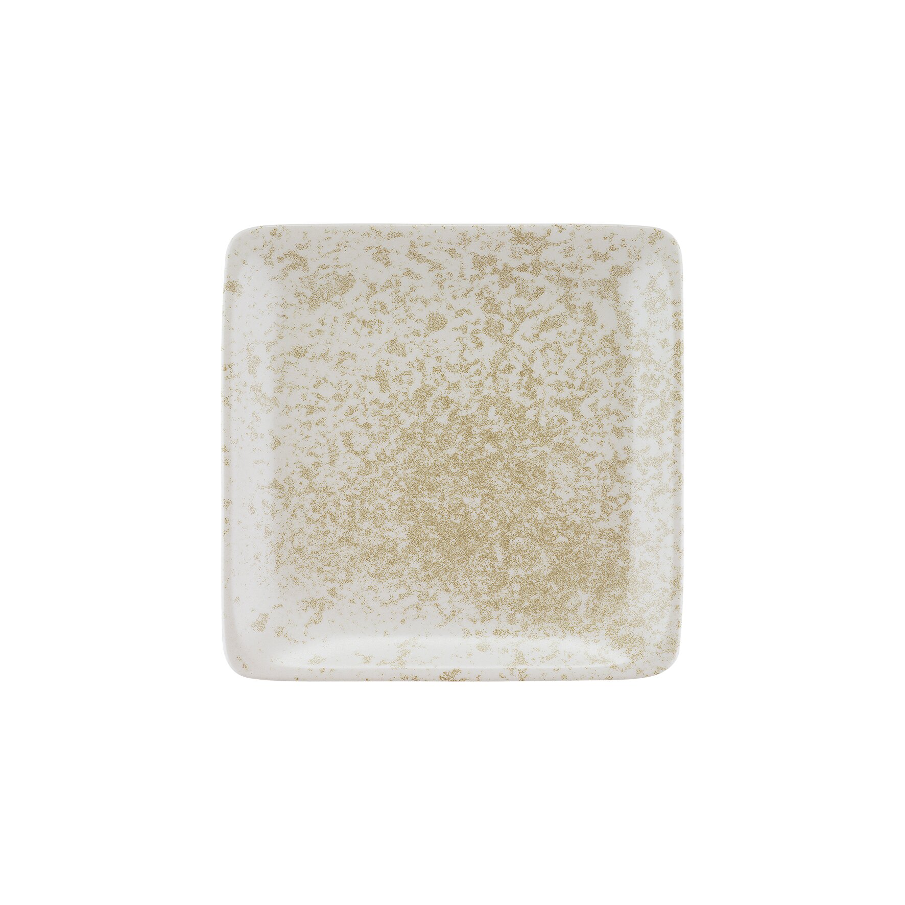 Teller flach quadratisch 215 x 215 mm beige