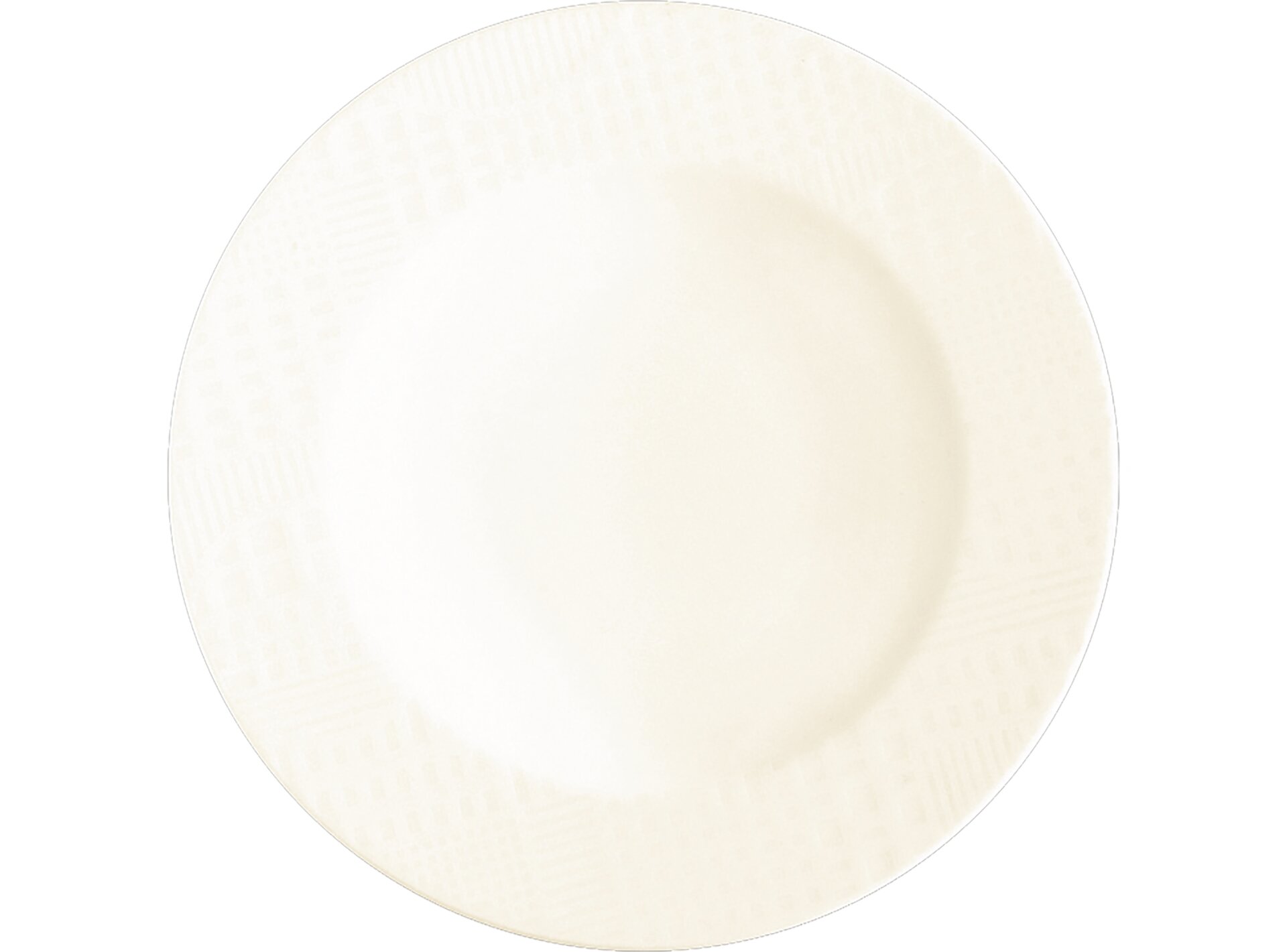 Teller flach 320 mm crème