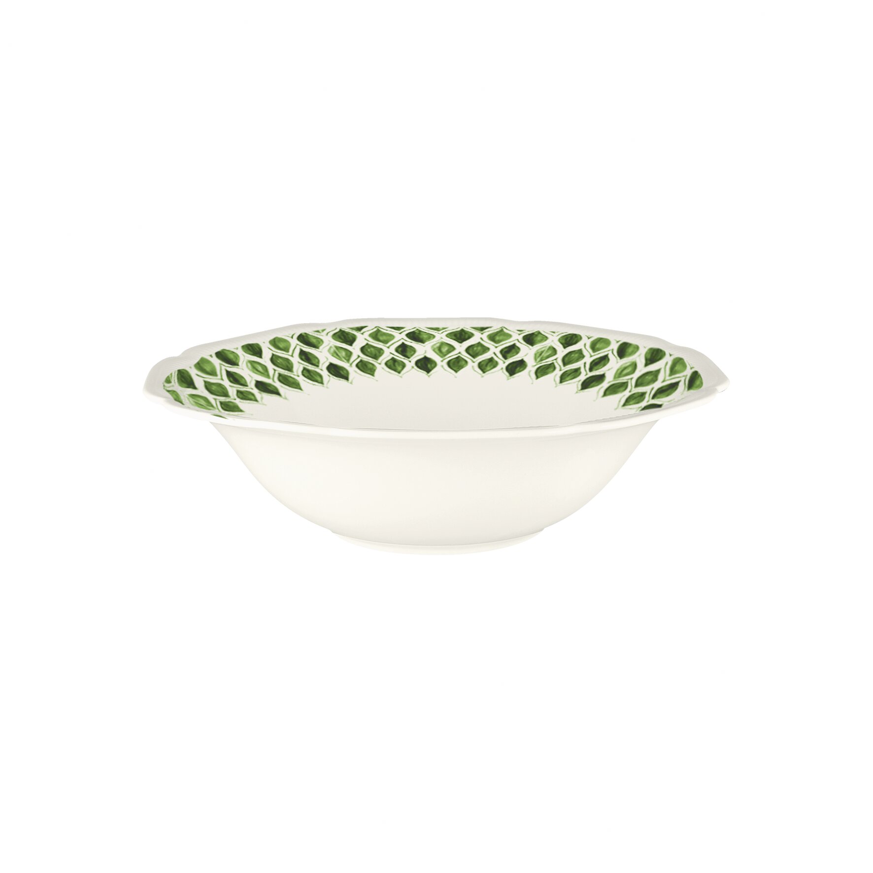 Schüssel rund mit Relief 202 mm / 0,60 l green Floral Charm