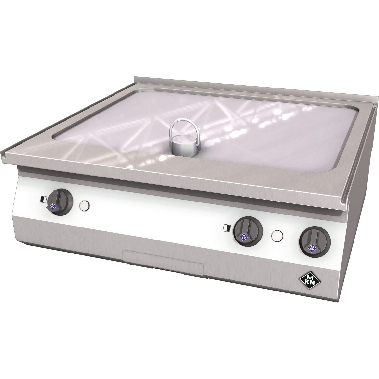 Elektro-Griddleplatte glatt PowerBlock / 2 Supra / Bratfläche 705 x 545 mm