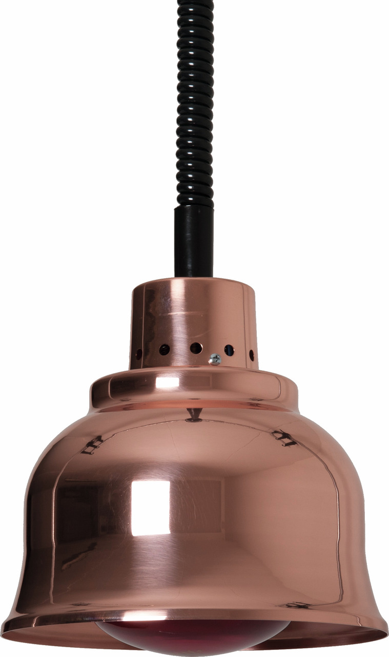 Wärmestrahler Kupfer Weißlicht 250 W ø 225 mm H 850-1900 mm