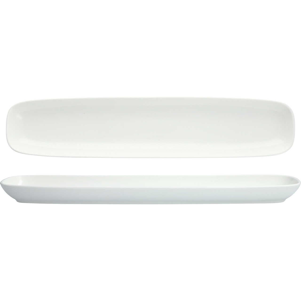 Platte rechteckig 423 x 94 mm weiß Modern Coupe