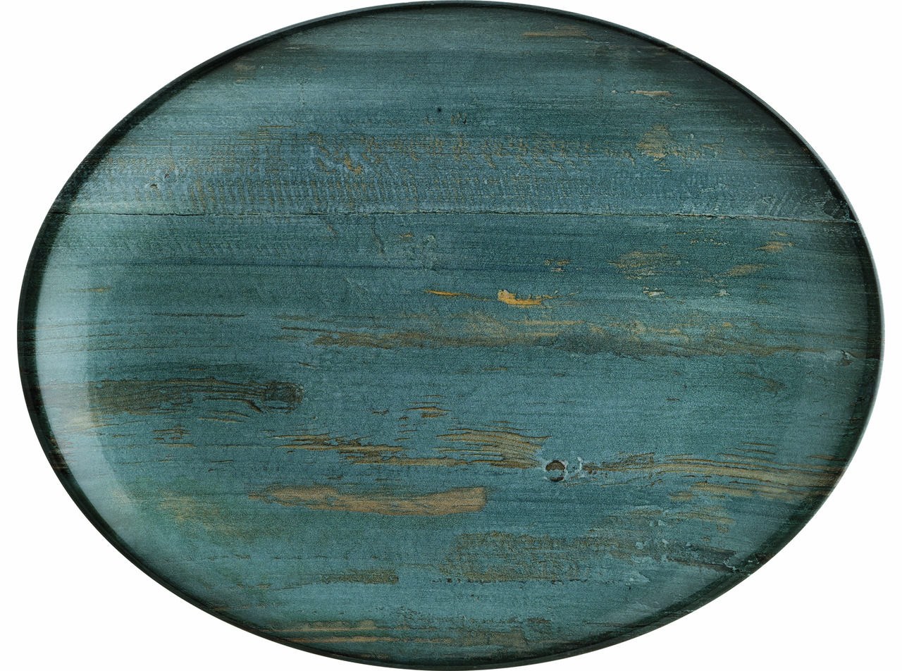 Platte oval Moove 360 x 280 mm Madera Mint