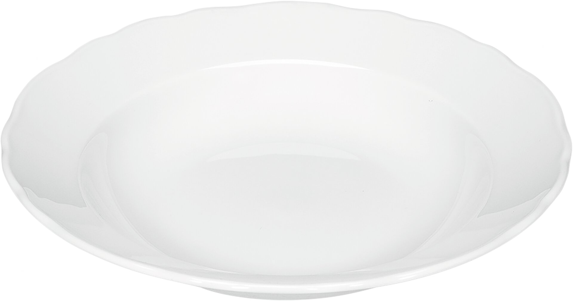 Teller tief mit Fahne 234 mm / 0,35 l