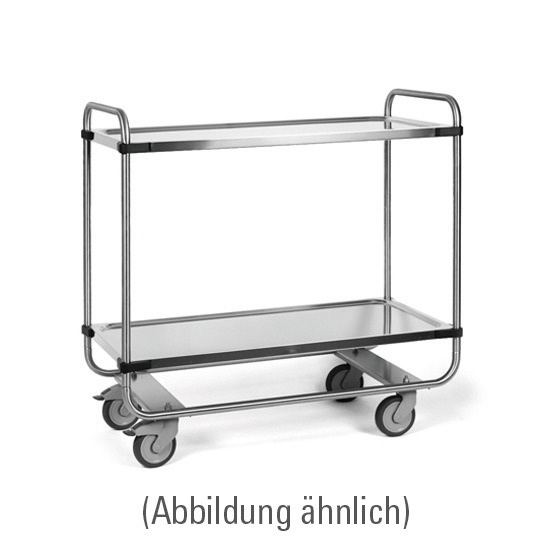 Servierwagen 4 Borden 1000 x 600 mm /  Tragkraft 240 kg / 1035 x 635 x 1353 mm
