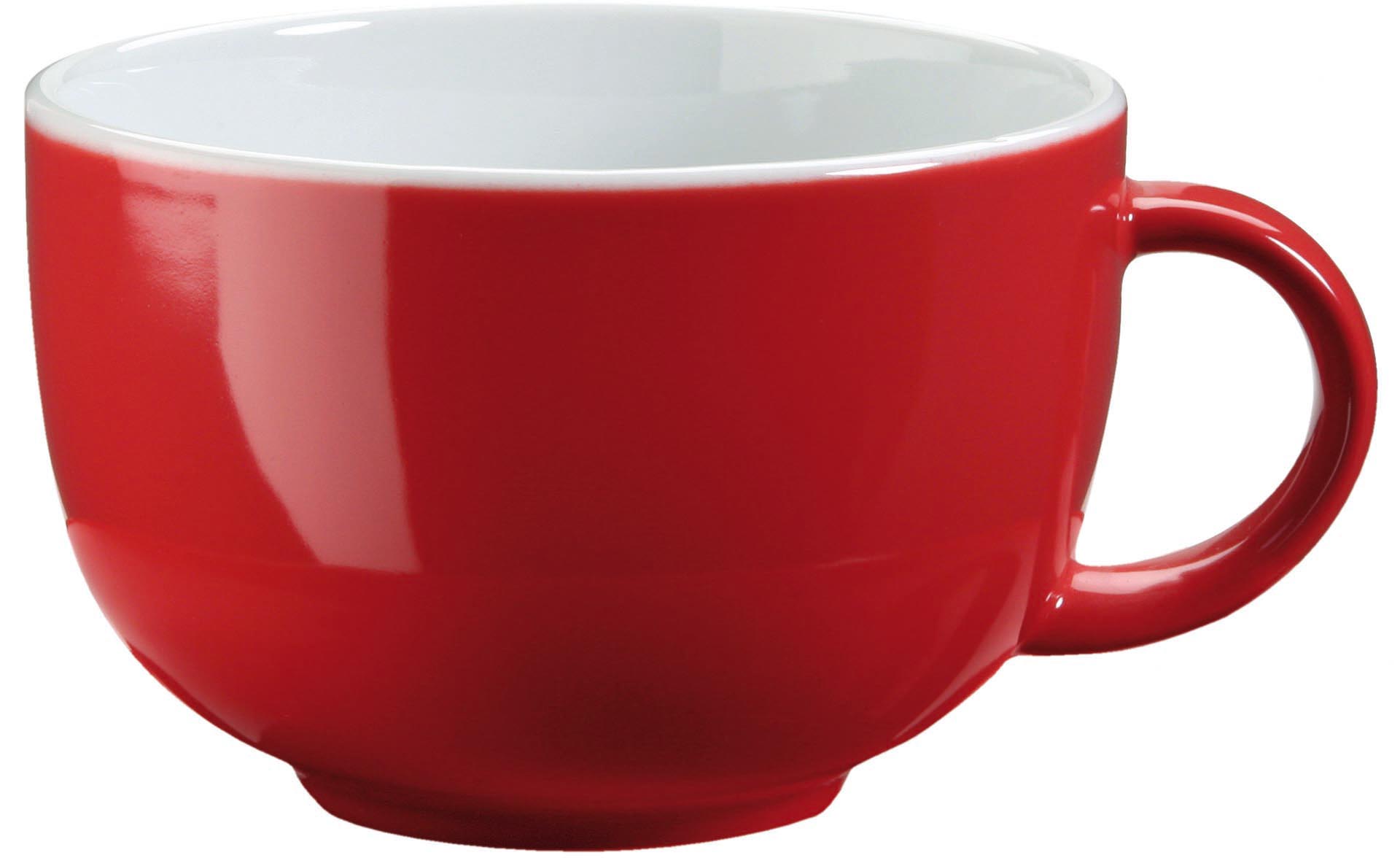 Jumbotasse "Barista" rot